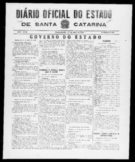 Diário Oficial do Estado de Santa Catarina. Ano 17. N° 4166 de 27/04/1950