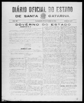 Diário Oficial do Estado de Santa Catarina. Ano 12. N° 3112 de 23/11/1945