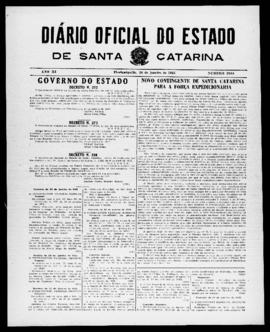 Diário Oficial do Estado de Santa Catarina. Ano 11. N° 2910 de 26/01/1945