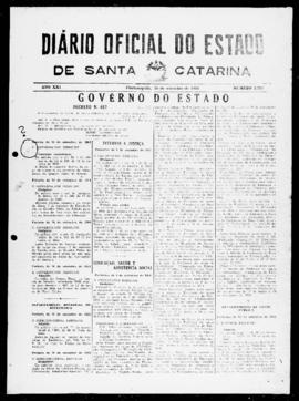 Diário Oficial do Estado de Santa Catarina. Ano 21. N° 5226 de 30/09/1954