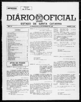 Diário Oficial do Estado de Santa Catarina. Ano 54. N° 13893 de 22/02/1990