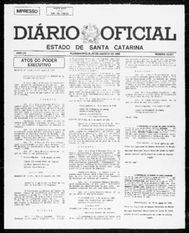 Diário Oficial do Estado de Santa Catarina. Ano 54. N° 13511 de 05/08/1988