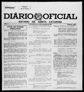 Diário Oficial do Estado de Santa Catarina. Ano 52. N° 12825 de 30/10/1985