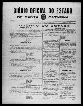 Diário Oficial do Estado de Santa Catarina. Ano 10. N° 2626 de 22/11/1943