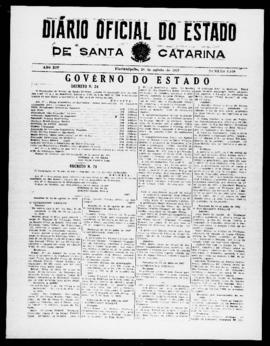 Diário Oficial do Estado de Santa Catarina. Ano 14. N° 3529 de 18/08/1947