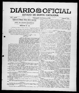 Diário Oficial do Estado de Santa Catarina. Ano 27. N° 6629 de 25/08/1960