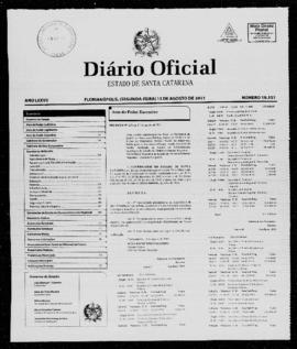 Diário Oficial do Estado de Santa Catarina. Ano 77. N° 19151 de 15/08/2011