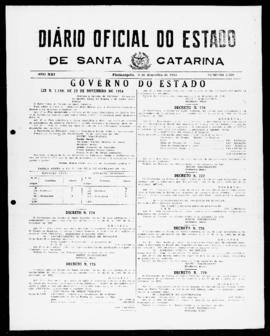 Diário Oficial do Estado de Santa Catarina. Ano 21. N° 5269 de 06/12/1954