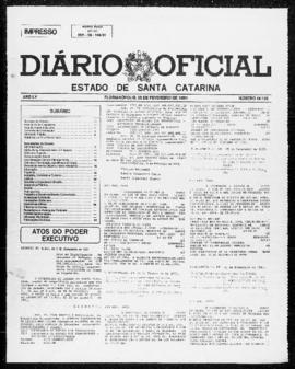 Diário Oficial do Estado de Santa Catarina. Ano 55. N° 14125 de 05/02/1991