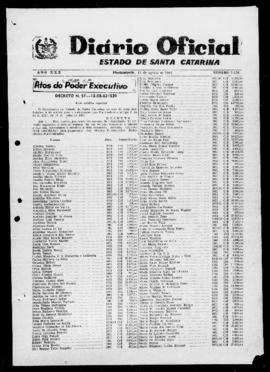 Diário Oficial do Estado de Santa Catarina. Ano 30. N° 7356 de 17/08/1963