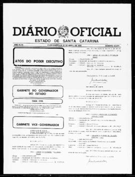 Diário Oficial do Estado de Santa Catarina. Ano 43. N° 10971 de 27/04/1978