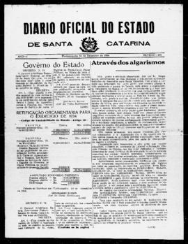 Diário Oficial do Estado de Santa Catarina. Ano 1. N° 235 de 24/12/1934