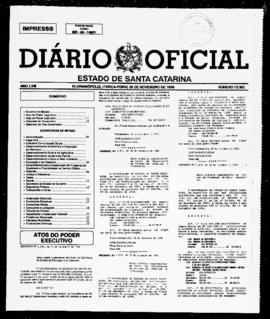 Diário Oficial do Estado de Santa Catarina. Ano 63. N° 15562 de 26/11/1996