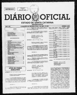 Diário Oficial do Estado de Santa Catarina. Ano 67. N° 16390 de 10/04/2000