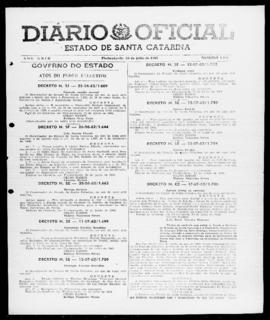 Diário Oficial do Estado de Santa Catarina. Ano 29. N° 7093 de 19/07/1962
