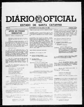Diário Oficial do Estado de Santa Catarina. Ano 52. N° 12682 de 03/04/1985