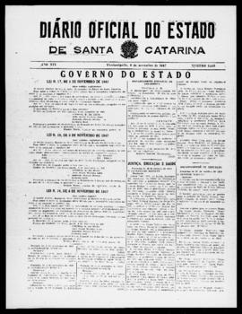 Diário Oficial do Estado de Santa Catarina. Ano 14. N° 3583 de 06/11/1947