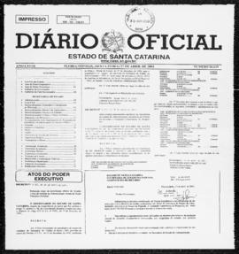 Diário Oficial do Estado de Santa Catarina. Ano 68. N° 16649 de 27/04/2001
