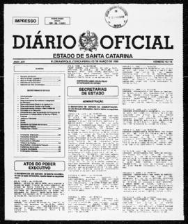 Diário Oficial do Estado de Santa Catarina. Ano 66. N° 16116 de 02/03/1999