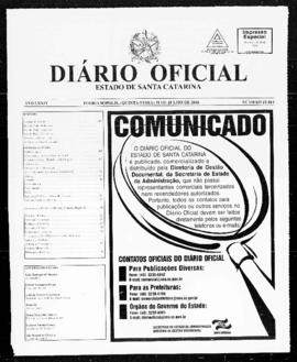 Diário Oficial do Estado de Santa Catarina. Ano 74. N° 18414 de 31/07/2008