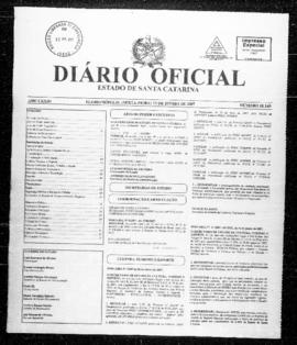 Diário Oficial do Estado de Santa Catarina. Ano 73. N° 18143 de 15/06/2007