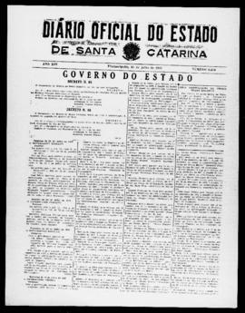Diário Oficial do Estado de Santa Catarina. Ano 14. N° 3518 de 31/07/1947