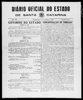 Diário Oficial do Estado de Santa Catarina. Ano 8. N° 2169 de 31/12/1941