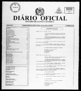 Diário Oficial do Estado de Santa Catarina. Ano 74. N° 18335 de 04/04/2008