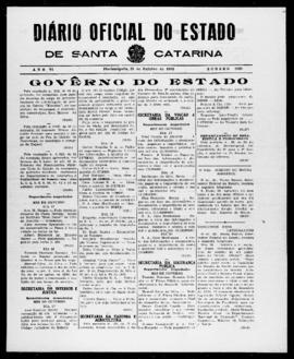 Diário Oficial do Estado de Santa Catarina. Ano 6. N° 1620 de 21/10/1939