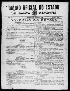 Diário Oficial do Estado de Santa Catarina. Ano 10. N° 2458 de 12/03/1943