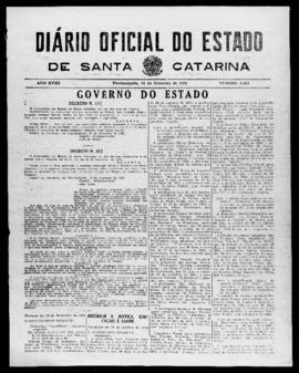 Diário Oficial do Estado de Santa Catarina. Ano 18. N° 4601 de 18/02/1952