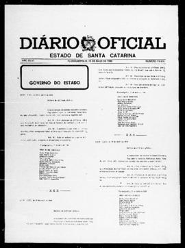 Diário Oficial do Estado de Santa Catarina. Ano 46. N° 11475 de 15/05/1980