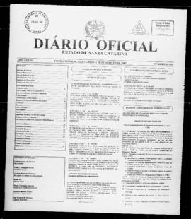 Diário Oficial do Estado de Santa Catarina. Ano 73. N° 18183 de 10/08/2007