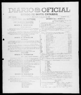 Diário Oficial do Estado de Santa Catarina. Ano 28. N° 6775 de 29/03/1961