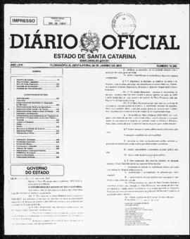 Diário Oficial do Estado de Santa Catarina. Ano 66. N° 16342 de 28/01/2000