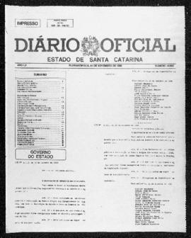 Diário Oficial do Estado de Santa Catarina. Ano 55. N° 14063 de 01/11/1990