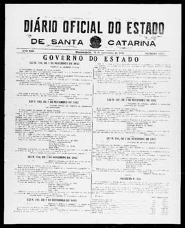 Diário Oficial do Estado de Santa Catarina. Ano 19. N° 4779 de 10/11/1952