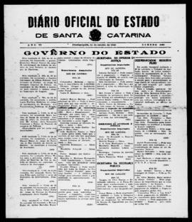 Diário Oficial do Estado de Santa Catarina. Ano 6. N° 1690 de 25/01/1940