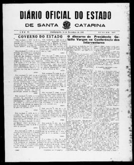 Diário Oficial do Estado de Santa Catarina. Ano 6. N° 1637 de 13/11/1939