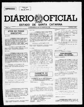 Diário Oficial do Estado de Santa Catarina. Ano 53. N° 13262 de 05/08/1987