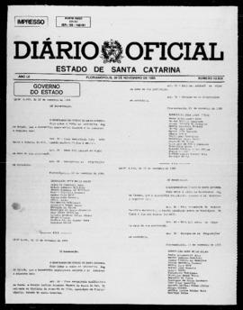 Diário Oficial do Estado de Santa Catarina. Ano 52. N° 12839 de 20/11/1985
