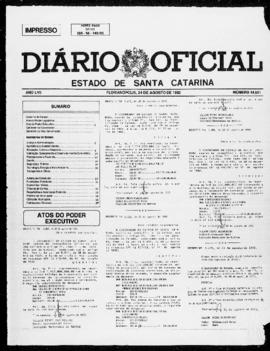 Diário Oficial do Estado de Santa Catarina. Ano 57. N° 14511 de 24/08/1992