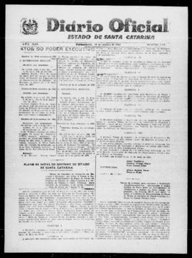 Diário Oficial do Estado de Santa Catarina. Ano 30. N° 7408 de 26/10/1963