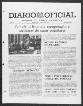 Diário Oficial do Estado de Santa Catarina. Ano 40. N° 10024 de 05/07/1974