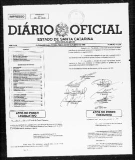 Diário Oficial do Estado de Santa Catarina. Ano 66. N° 16279 de 26/10/1999