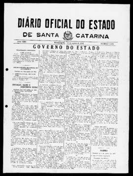 Diário Oficial do Estado de Santa Catarina. Ano 21. N° 5195 de 13/08/1954