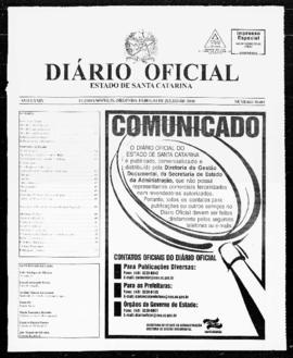 Diário Oficial do Estado de Santa Catarina. Ano 74. N° 18401 de 14/07/2008