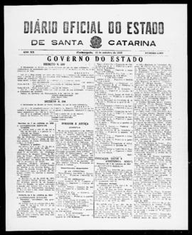 Diário Oficial do Estado de Santa Catarina. Ano 20. N° 4999 de 12/10/1953