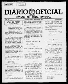 Diário Oficial do Estado de Santa Catarina. Ano 54. N° 13631 de 30/01/1989