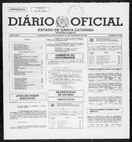 Diário Oficial do Estado de Santa Catarina. Ano 68. N° 16604 de 16/02/2001